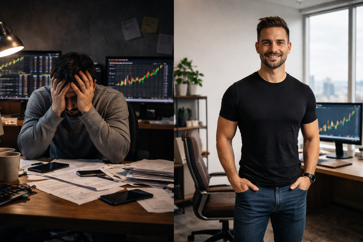 Before and after: from overwhelmed to calm, fit, and in control